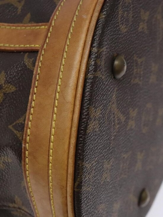 Authentic LOUIS VUITTON Monogram Bucket GM Shoulder Bag M42236 LV - Picture 5 of 16